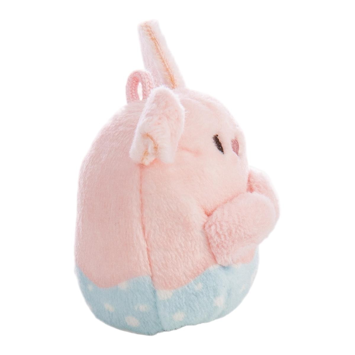 Peluche NICI Mymochi Coelho Pibu Rosa com Bolas 5cm 2