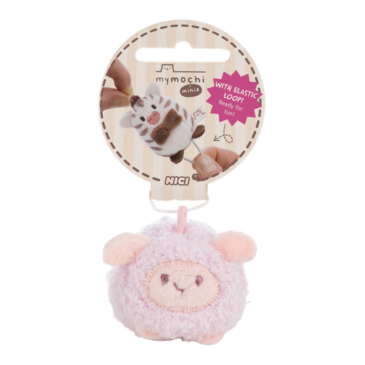 Peluche NICI Mymochi Ovelha Lã Rosa 5cm 3