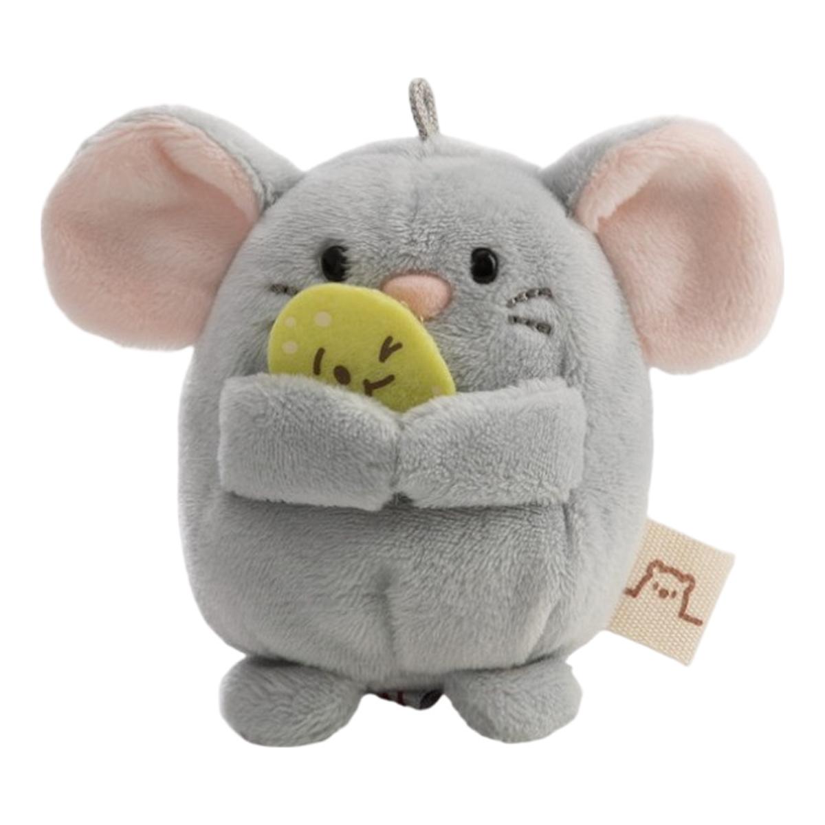 NICI Mymochi rato Nibbli de pelúcia com batatas fritas e saco de batatas fritas personalizado 8cm 3