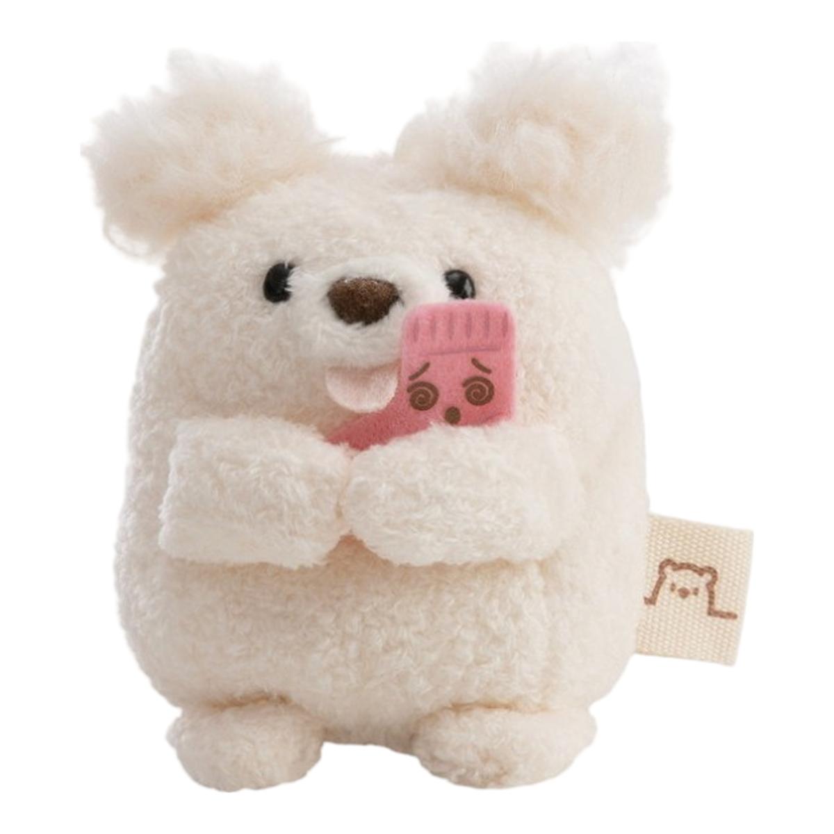 NICI Mymochi peluche de cão Washy com meia e caixa de detergente fato 8cm 3