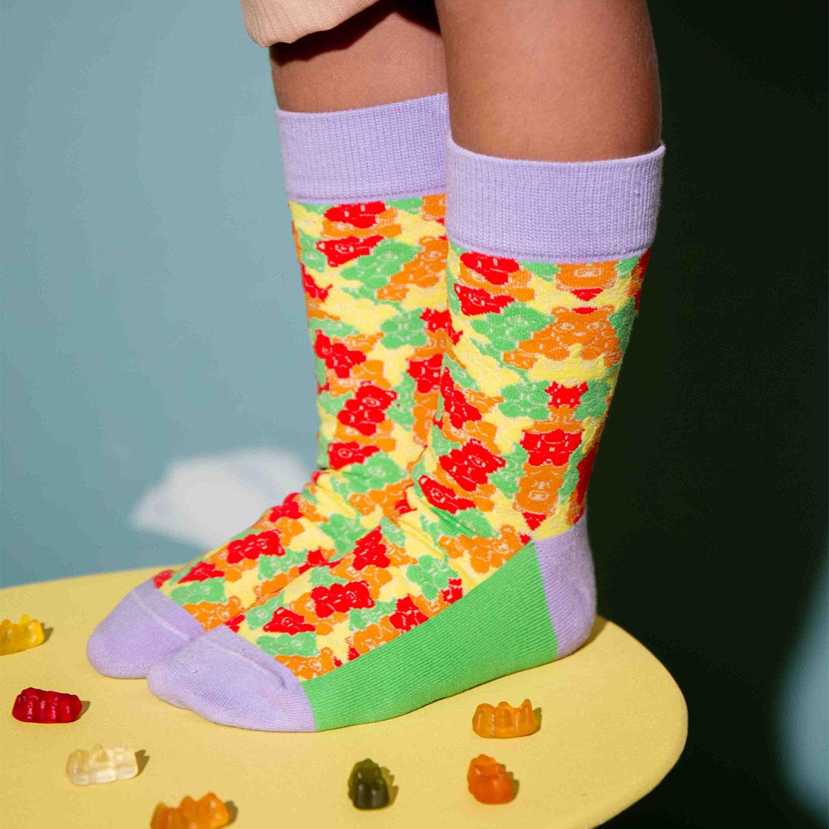 Meia Eat My Socks Ursinhos de Goma 3