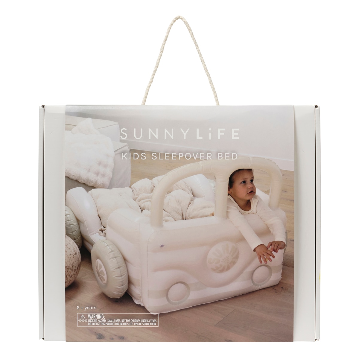 Cama Infantil para Festa  de Pijamas SUNNYLIFE - Creme 2