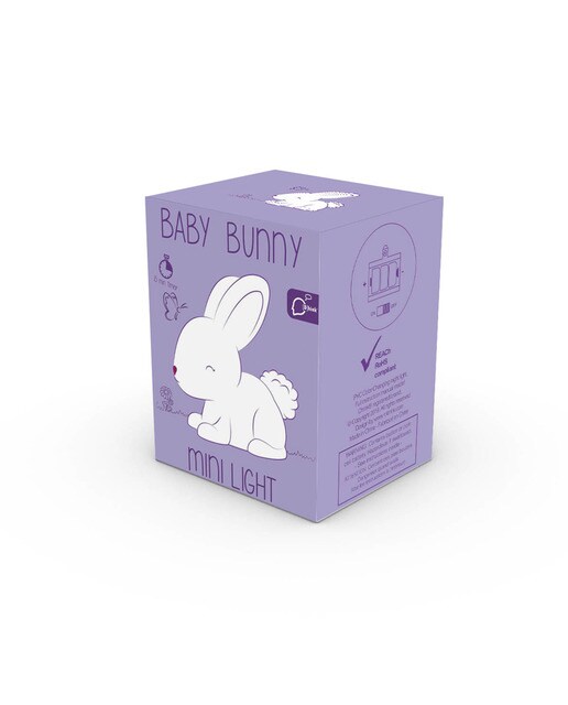Luz de Noite Mini Coelhinho - Branco 8