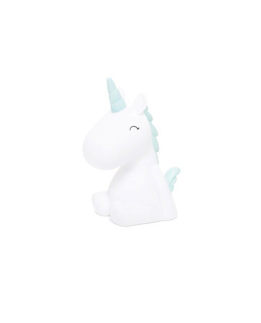 Luz de Presença Mini Unicórnio - Branco/Crista Azul 1