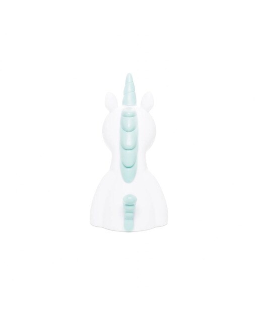 Luz de Presença Mini Unicórnio - Branco/Crista Azul 4
