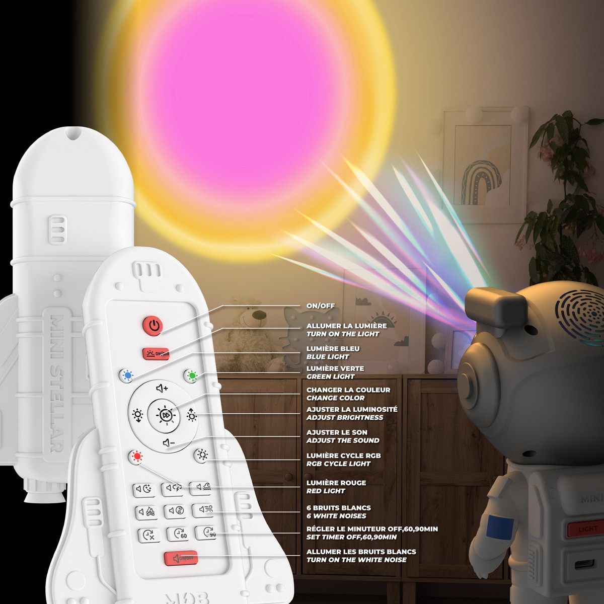 Imagen 4 de Proyector MOB cielo estrellado
