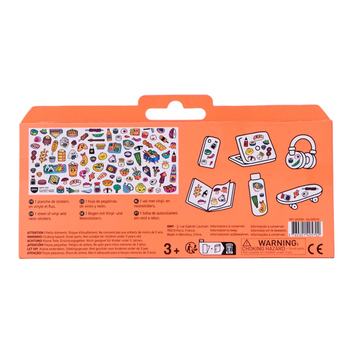 Imagen 5 de Pegatinas Omy Fabulous Stickers Boutique - Sushi Shop