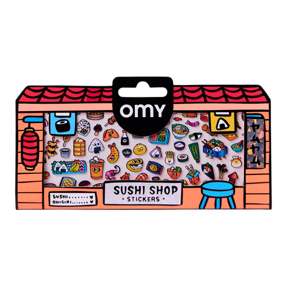 Imagen 8 de Pegatinas Omy Fabulous Stickers Boutique - Sushi Shop