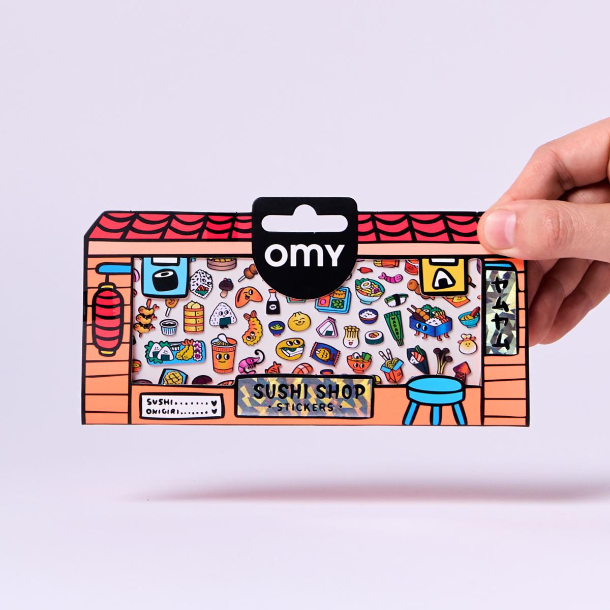 Imagen 9 de Pegatinas Omy Fabulous Stickers Boutique - Sushi Shop