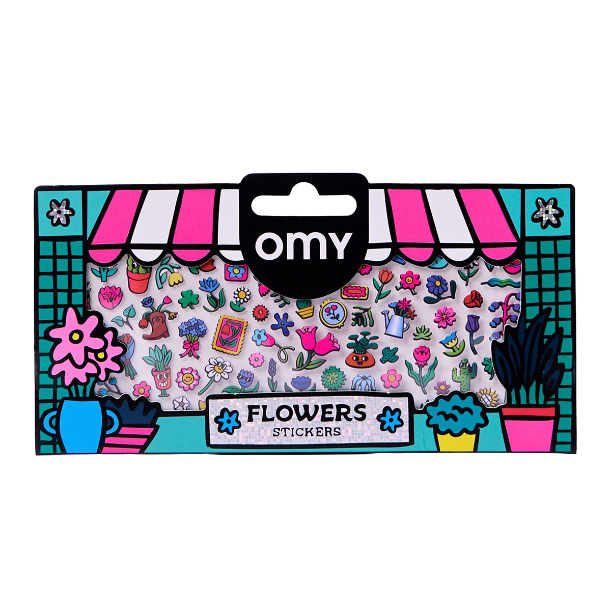 Imagem 0 de Autocolantes Omy Fabulous Stickers Boutique  - Flower Shop