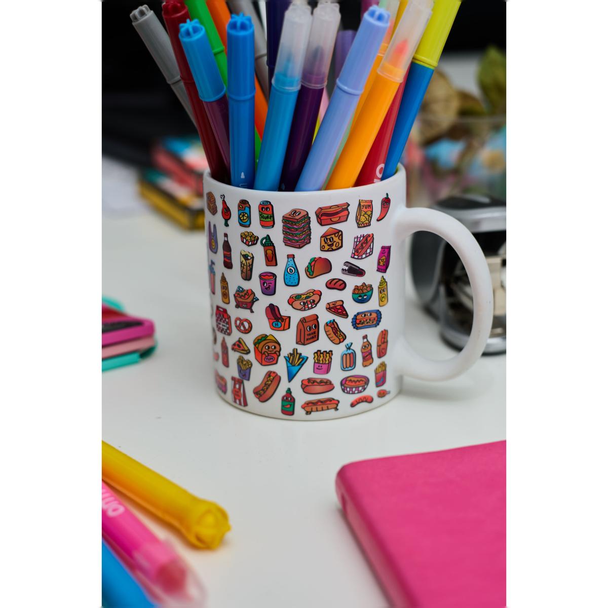 Imagen 2 de Pegatinas Omy Fabulous Stickers Boutique  - Hot Dog Shop