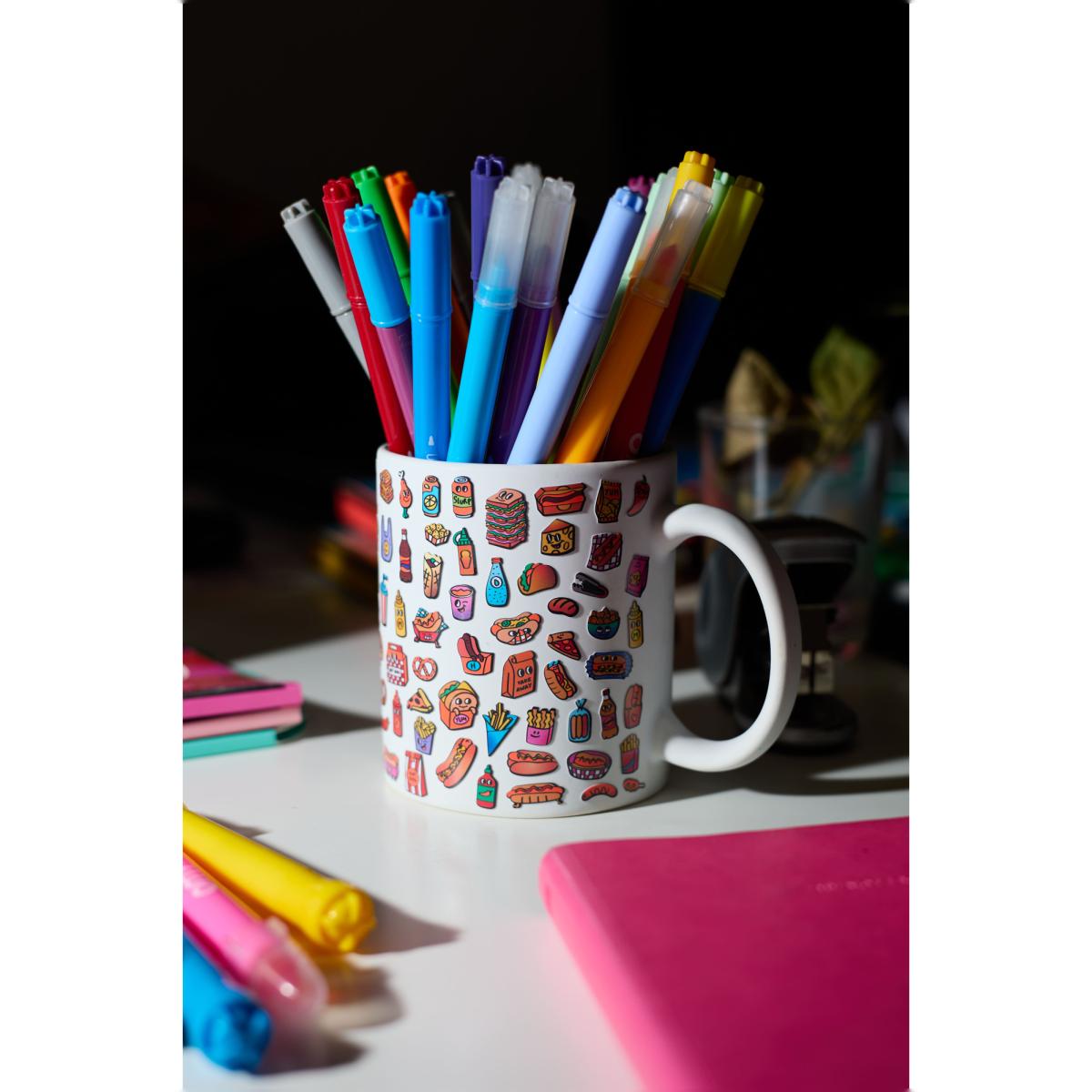 Imagen 3 de Pegatinas Omy Fabulous Stickers Boutique  - Hot Dog Shop