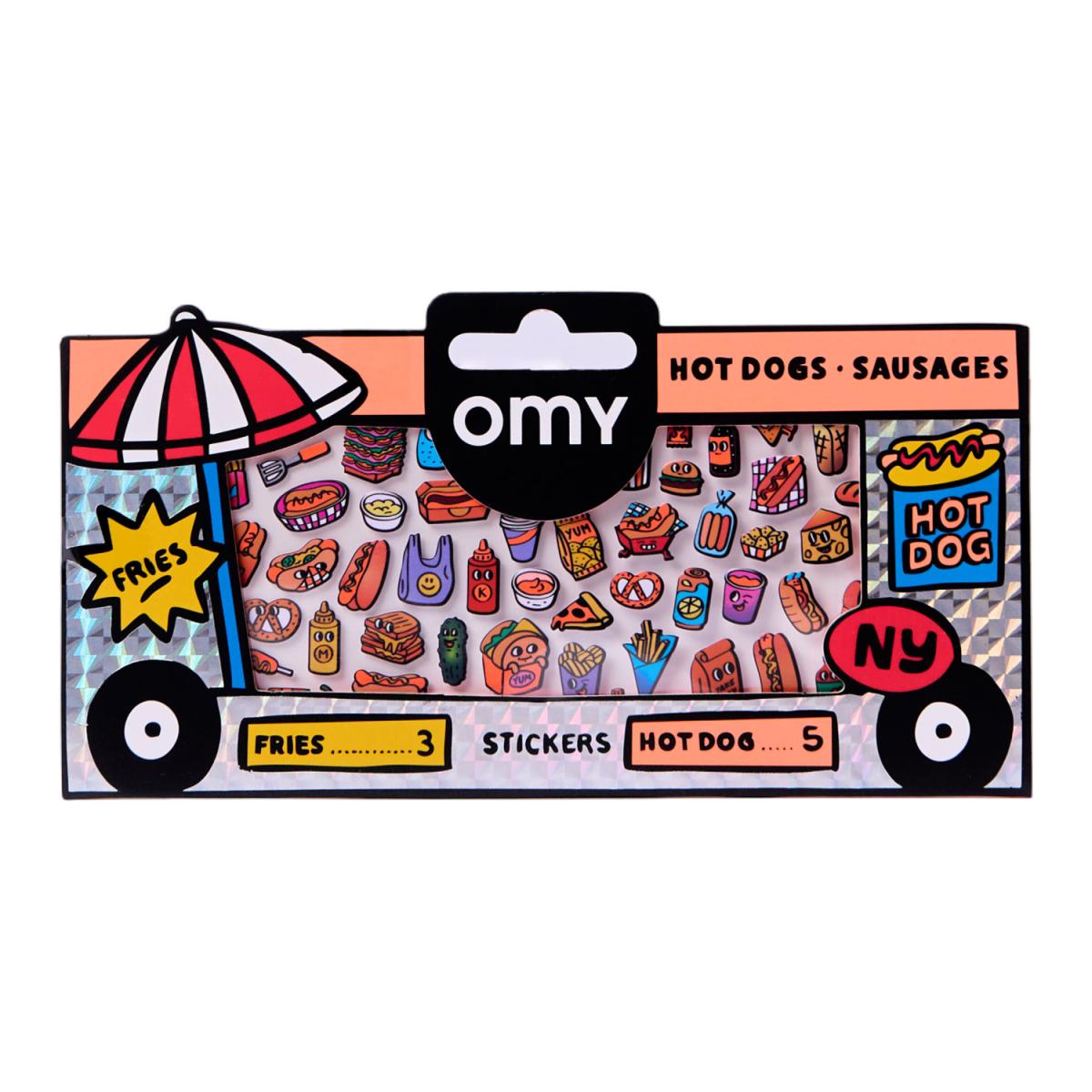 Imagen 7 de Pegatinas Omy Fabulous Stickers Boutique  - Hot Dog Shop