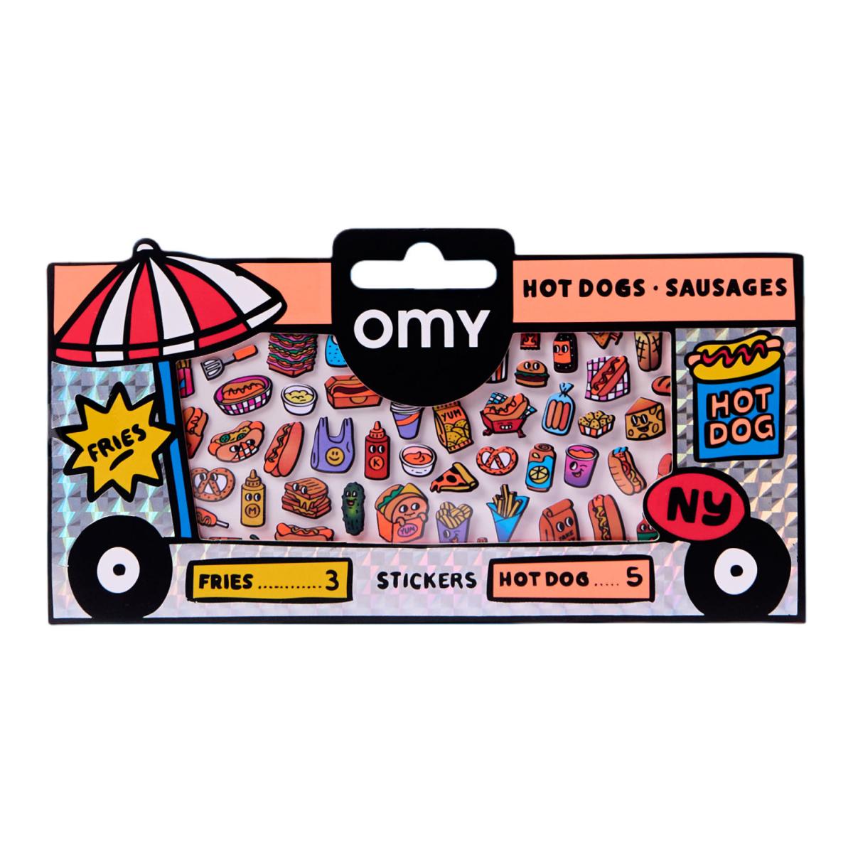 Imagen 8 de Pegatinas Omy Fabulous Stickers Boutique  - Hot Dog Shop