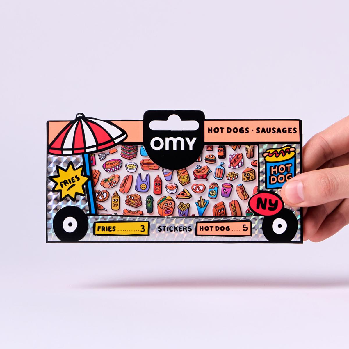 Imagen 9 de Pegatinas Omy Fabulous Stickers Boutique  - Hot Dog Shop