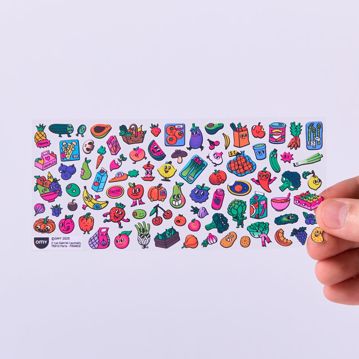 Autocolantes Omy Fabulous Stickers Boutique - Farmer's Market 4