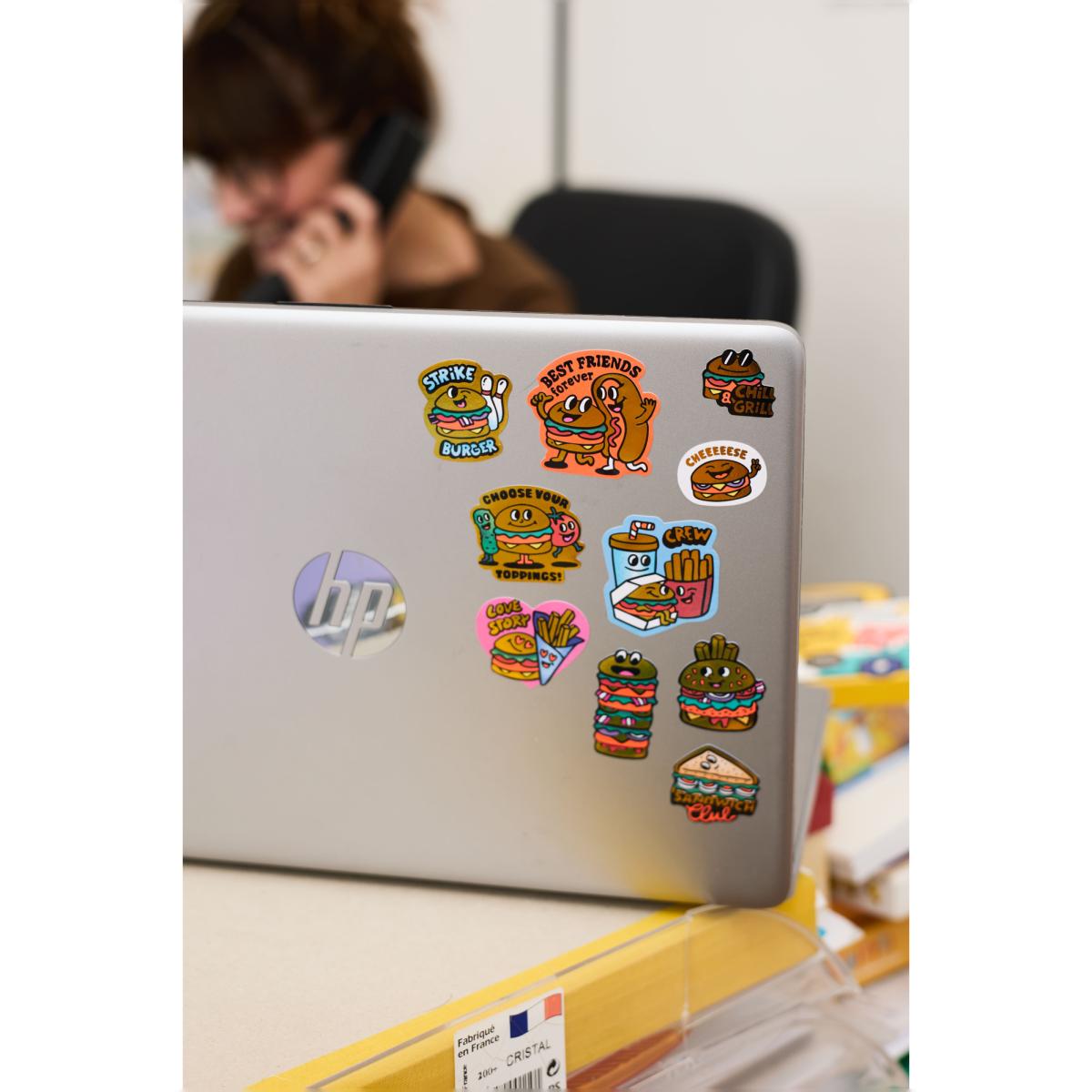 Autocolantes Omy Fabulous Stickers Big - Burger 2