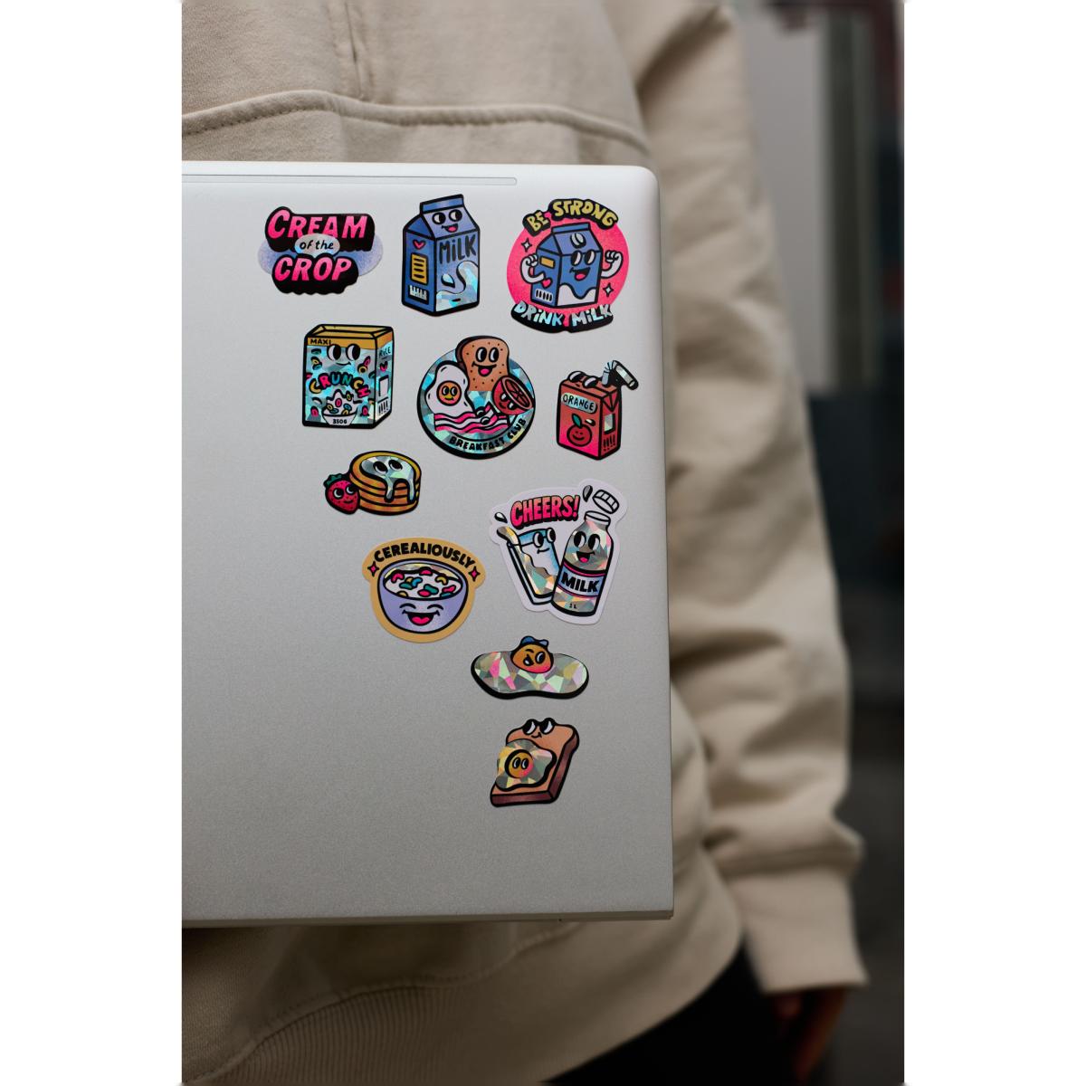 Autocolantes Omy Fabulous Stickers Big - Milk 2