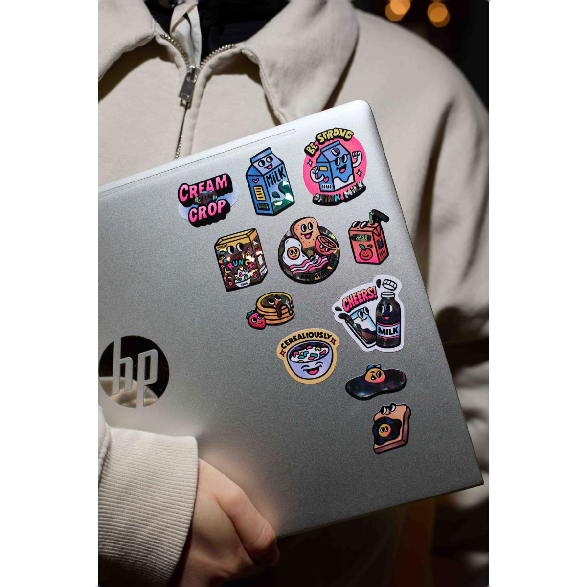 Autocolantes Omy Fabulous Stickers Big - Milk 3