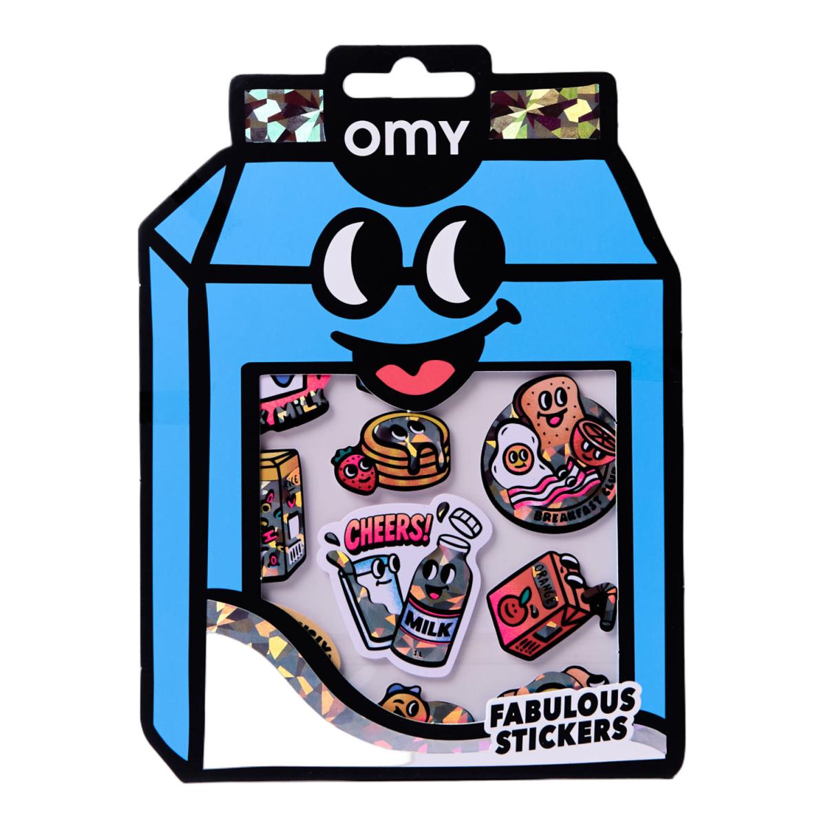 Autocolantes Omy Fabulous Stickers Big - Milk 7