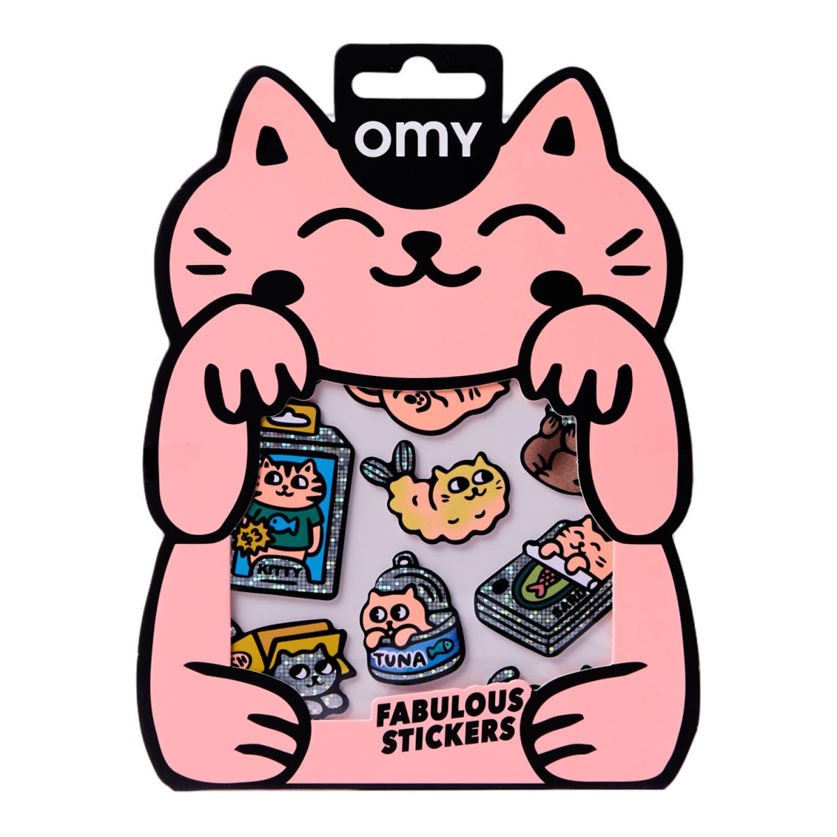 Autocolantes Omy Fabulous Stickers Big - Kitty 10