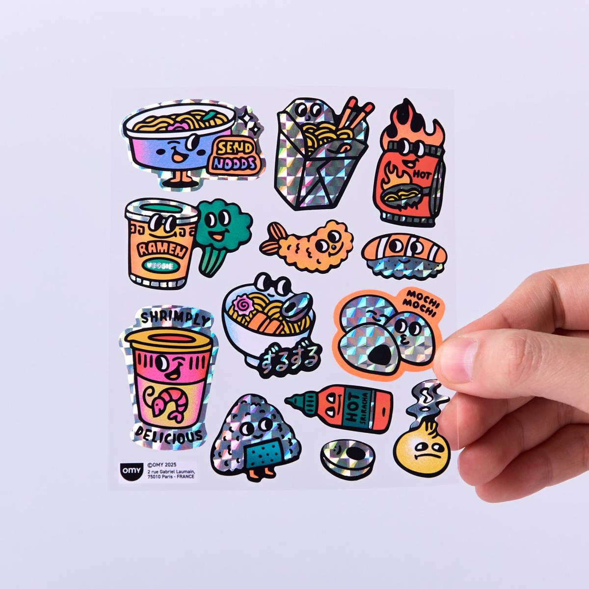 Autocolantes Omy Fabulous Stickers Big - Noodle 2
