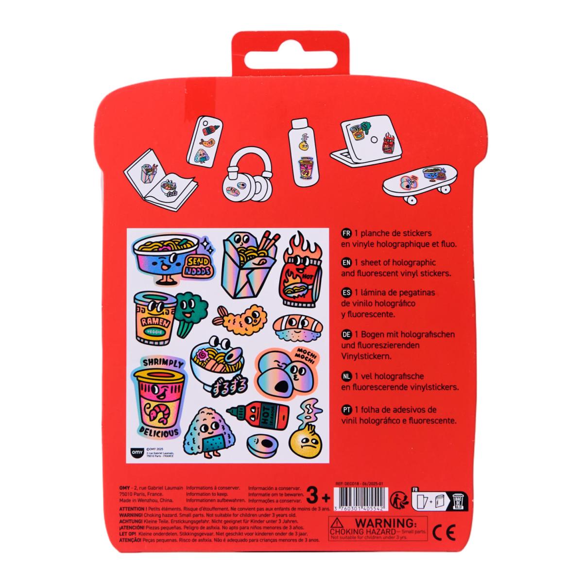 Autocolantes Omy Fabulous Stickers Big - Noodle 3