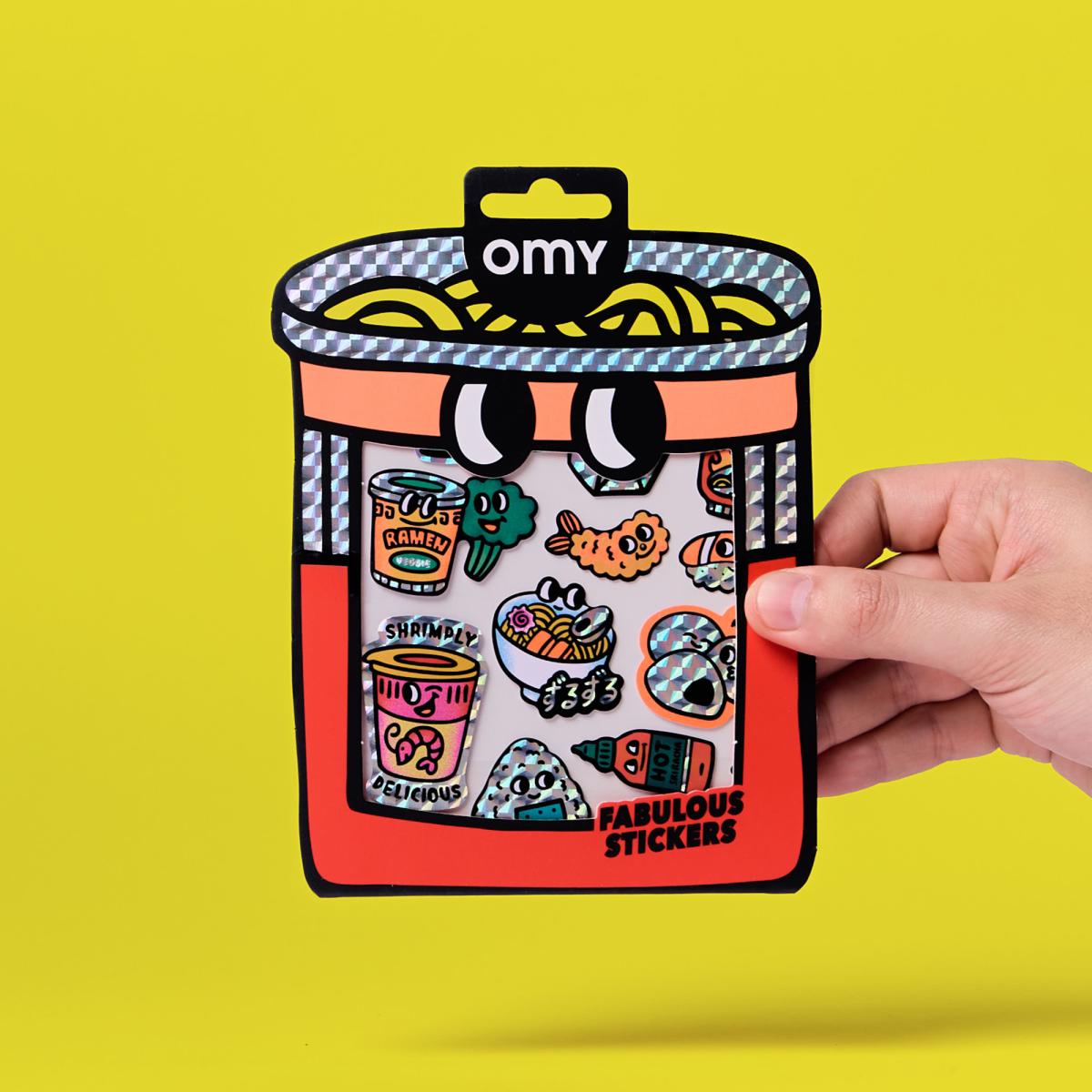 Autocolantes Omy Fabulous Stickers Big - Noodle 8