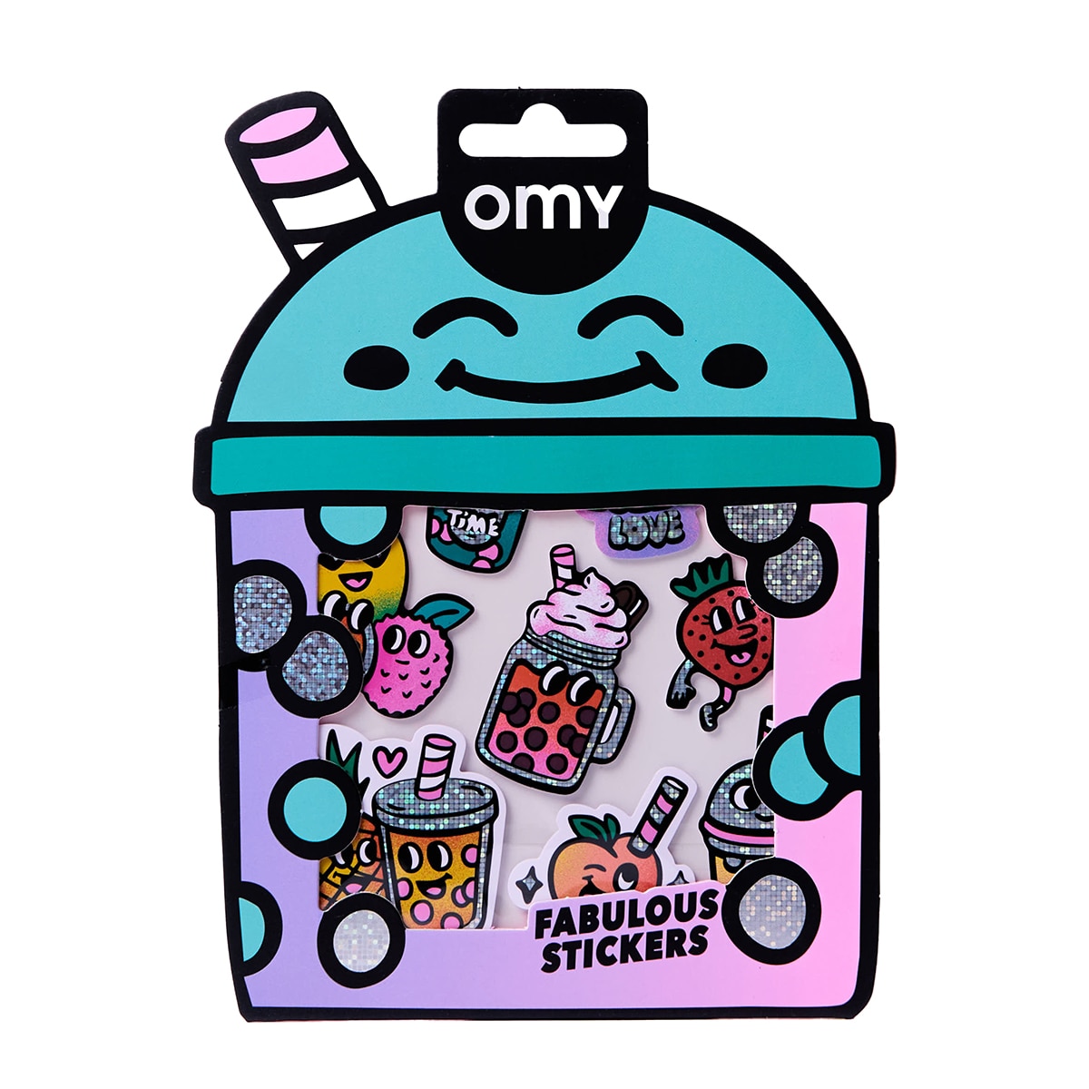 Imagem 0 de Autocolantes Omy Fabulous Stickers Big - Bubble Tea