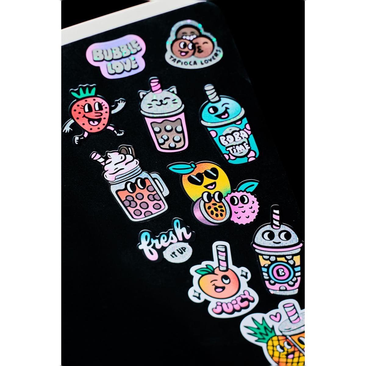Autocolantes Omy Fabulous Stickers Big - Bubble Tea 2