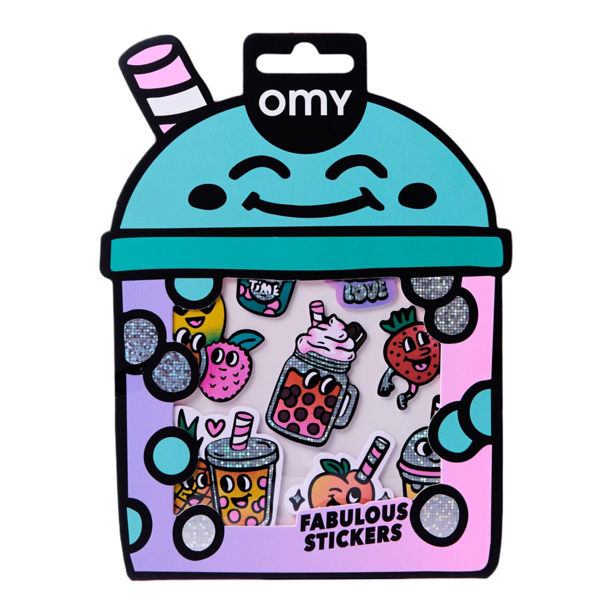 Autocolantes Omy Fabulous Stickers Big - Bubble Tea 8