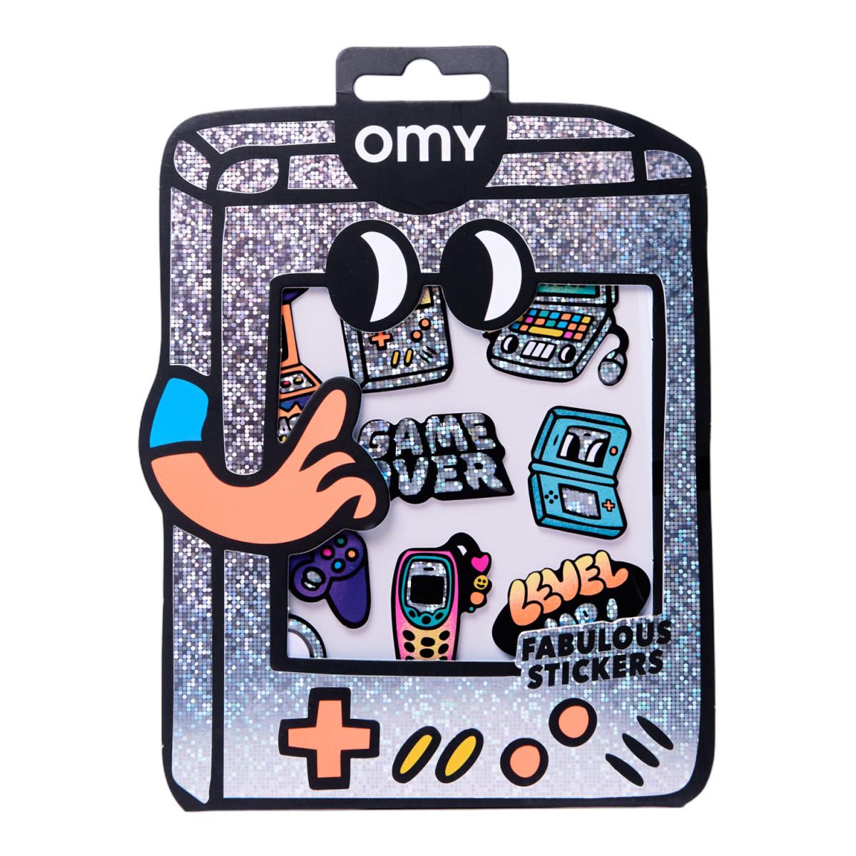 Autocolantes Omy Fabulous Stickers Big - Video Games 7