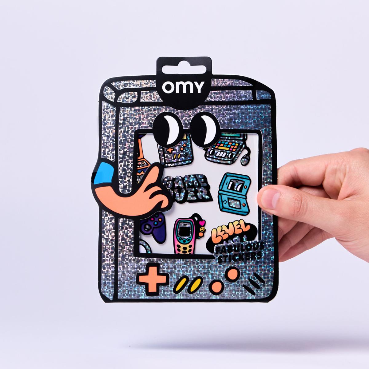 Autocolantes Omy Fabulous Stickers Big - Video Games 9