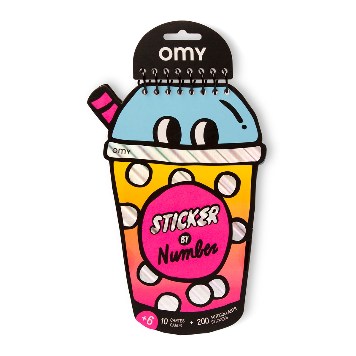 Imagem 0 de Caderno de Autocolantes Numerados Omy Bubble Tea