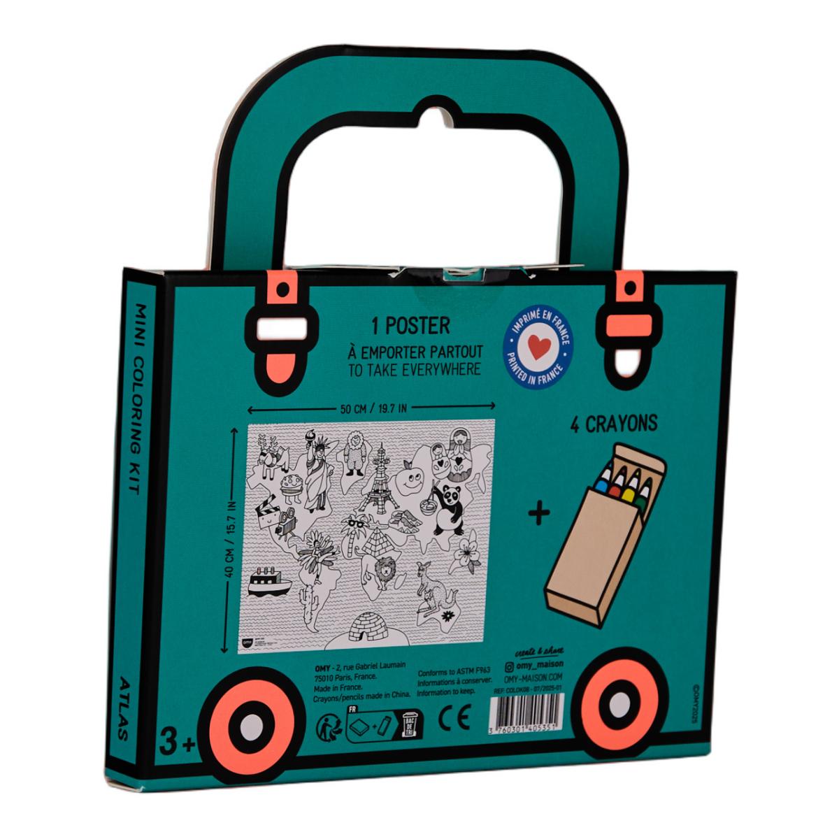 Caderno para Colorir Omy Atlas 5