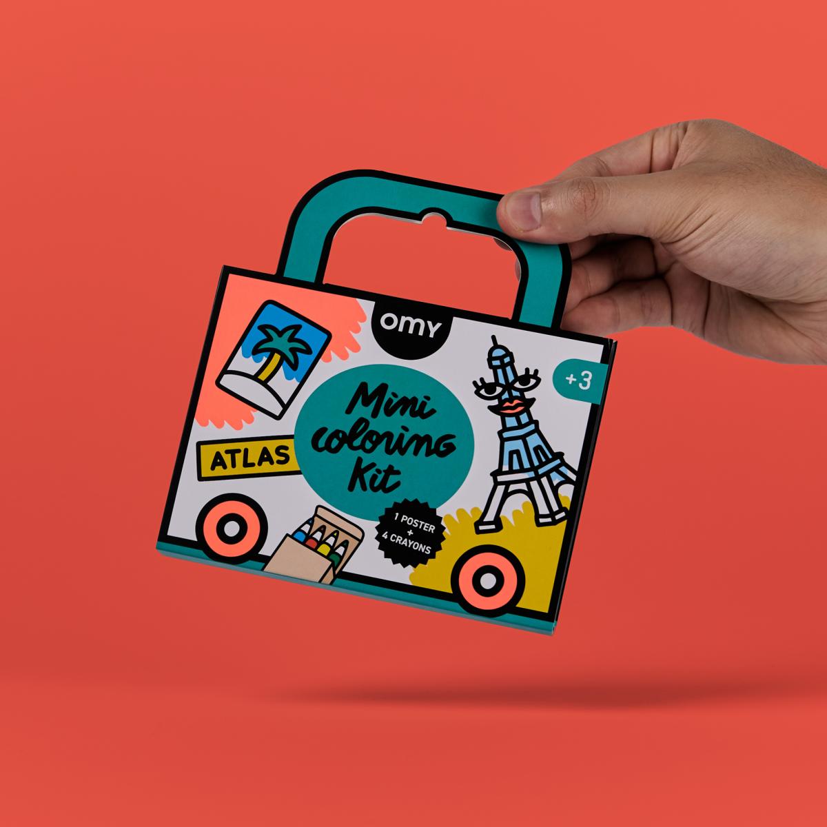 Caderno para Colorir Omy Atlas 8