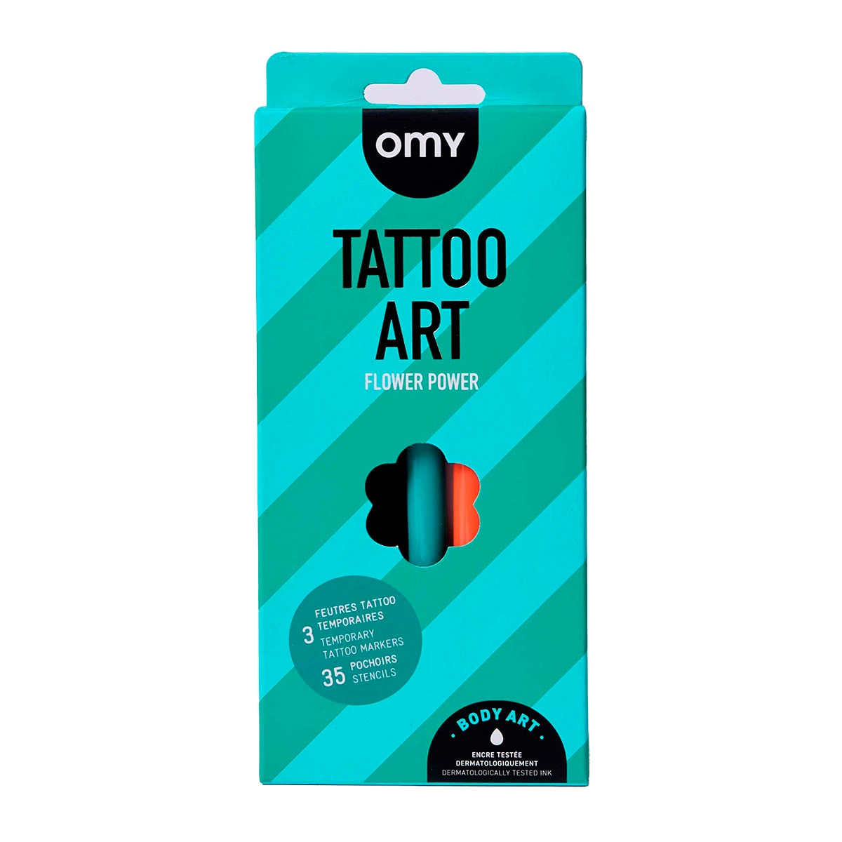 Imagen 1 de Tattoos temporales Omy Tattoo Art Flower Power