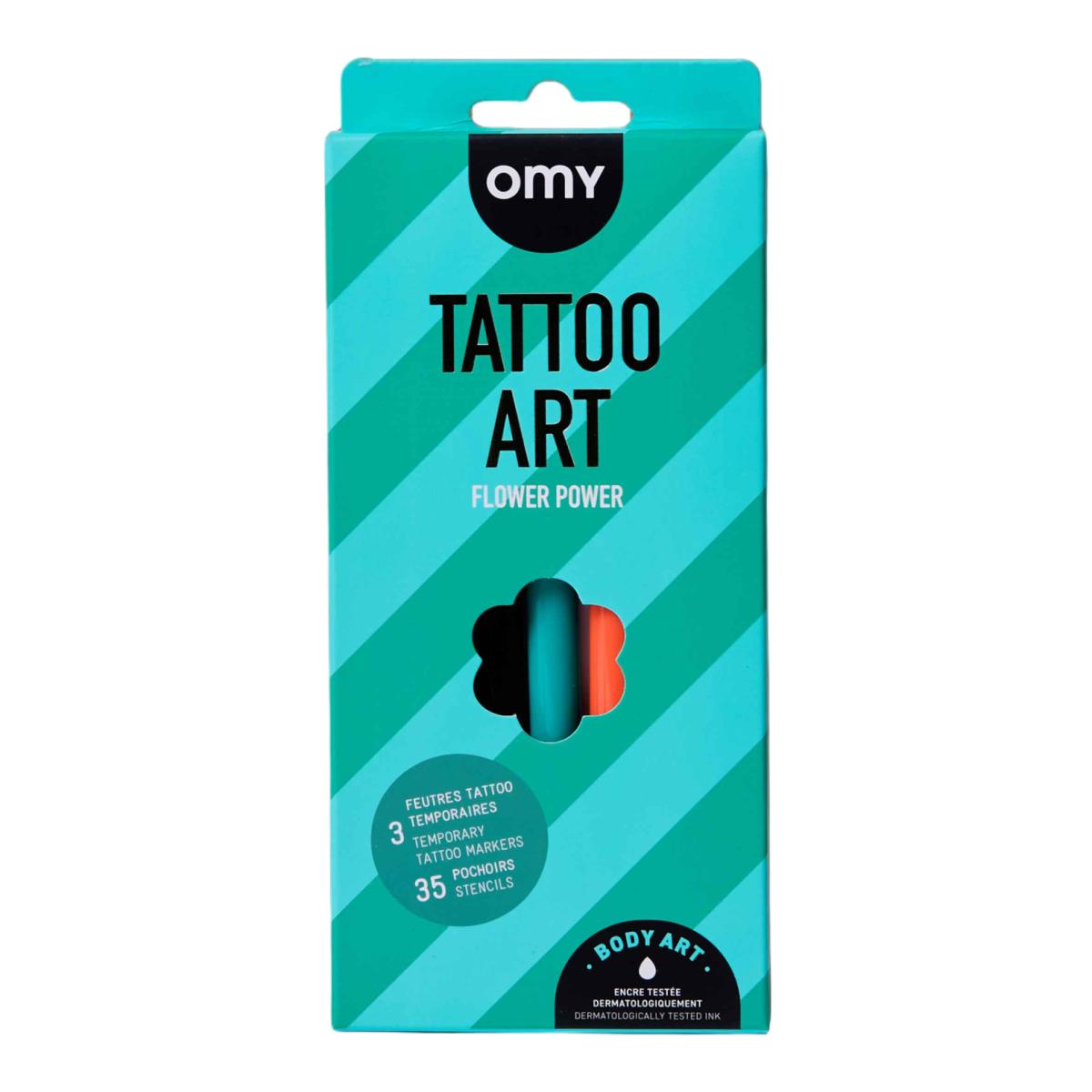 Imagen 5 de Tattoos temporales Omy Tattoo Art Flower Power