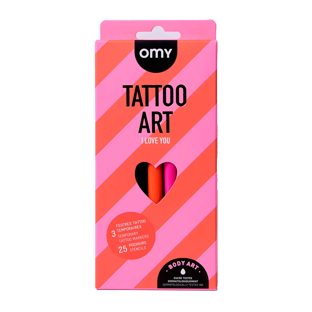 Imagem 0 de Tattoos Temporais Omy Tattoo Art I Love You