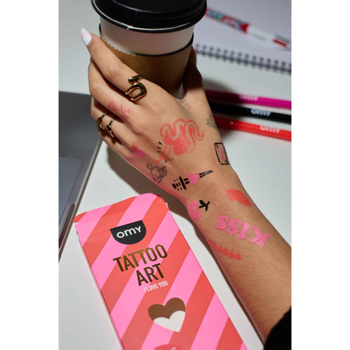 Tattoos Temporais Omy Tattoo Art I Love You 12