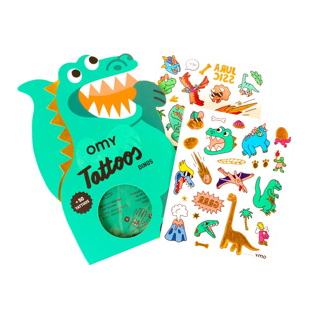 Tattoos temporales Omy Dino 2
