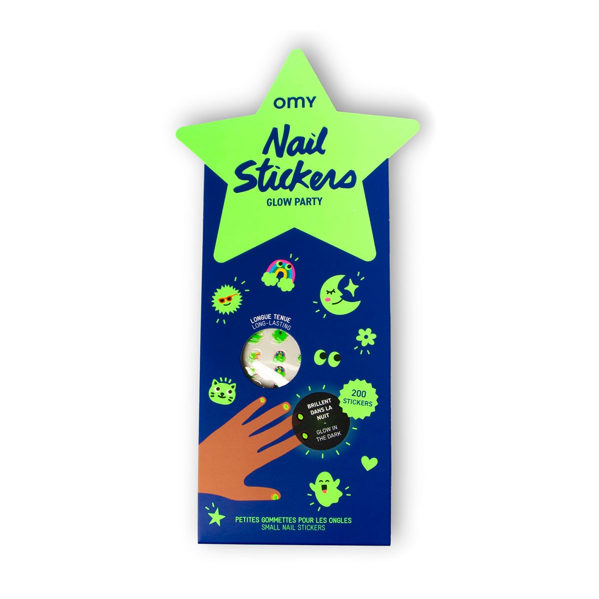 Imagem 0 de Autocolantes de Unhas Omy Glow Partt