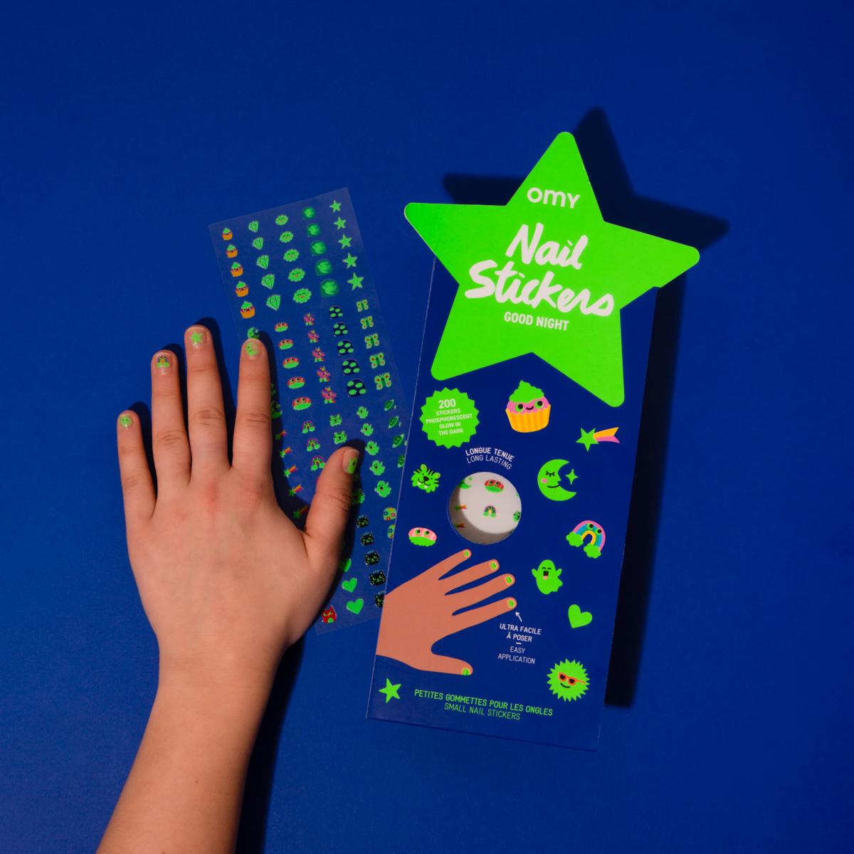 Autocolantes de Unhas Omy Glow Partt 2