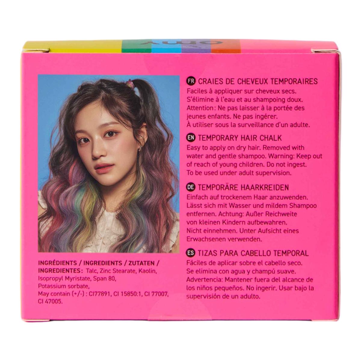 Imagen 2 de Tizas de pelo Omy Rainbow