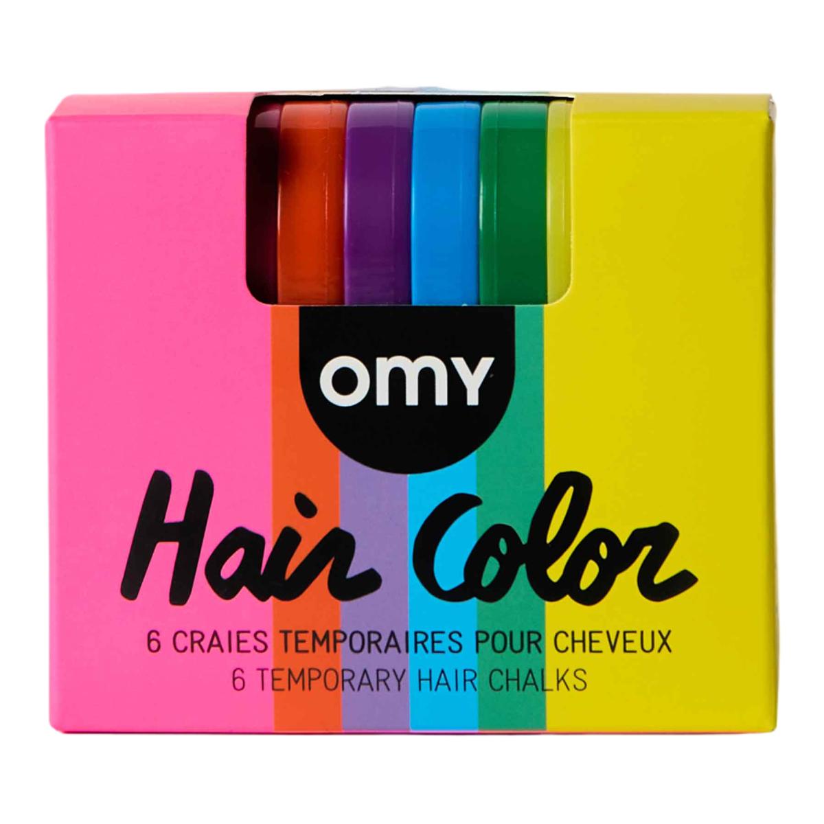 Imagen 4 de Tizas de pelo Omy Rainbow