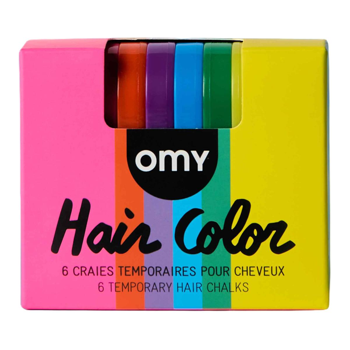 Imagen 5 de Tizas de pelo Omy Rainbow