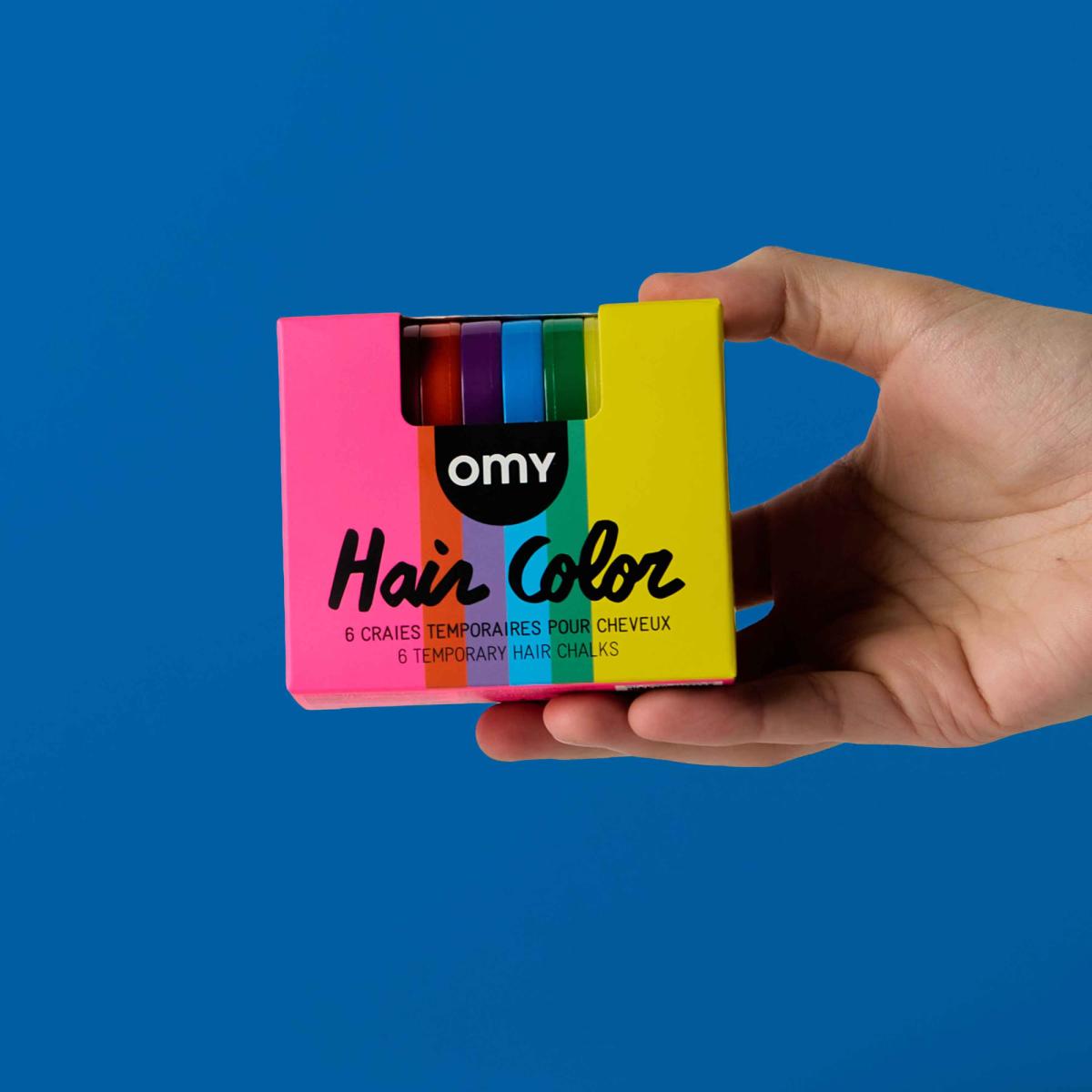 Imagen 7 de Tizas de pelo Omy Rainbow