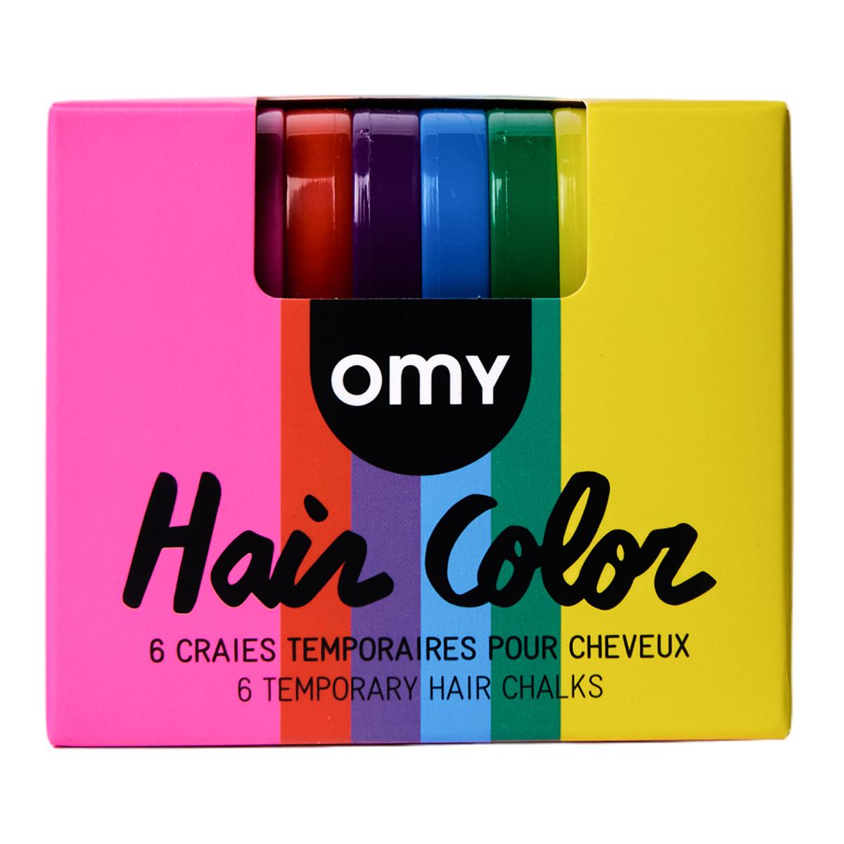 Imagen 10 de Tizas de pelo Omy Rainbow