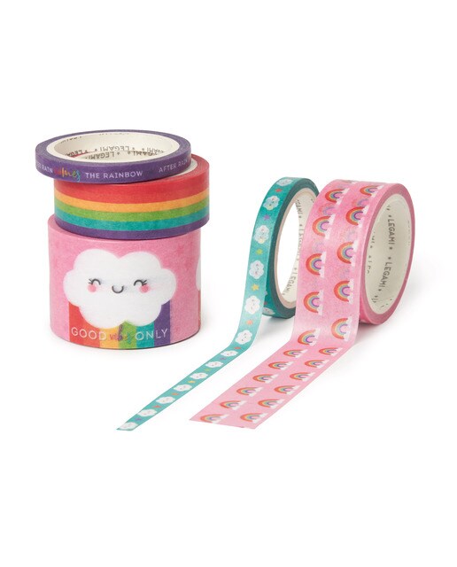 Conjunto de 5 Fitas Adesivas Rainbow 1