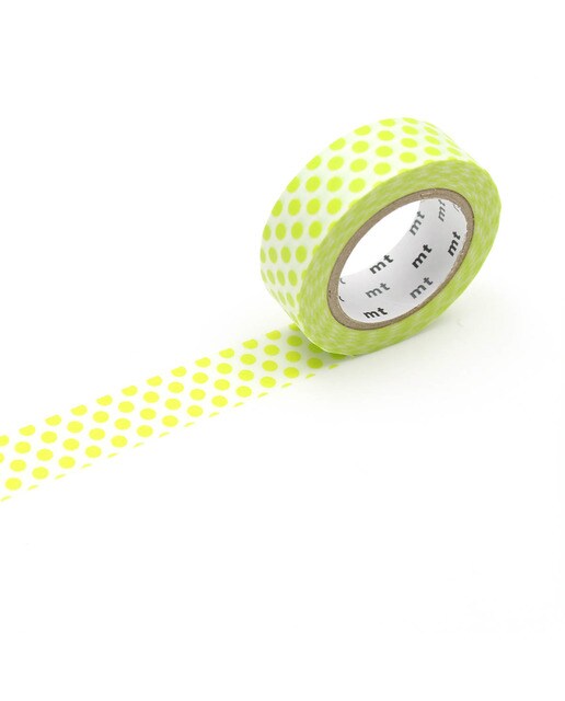 Masking Tape - Dot Lime 1